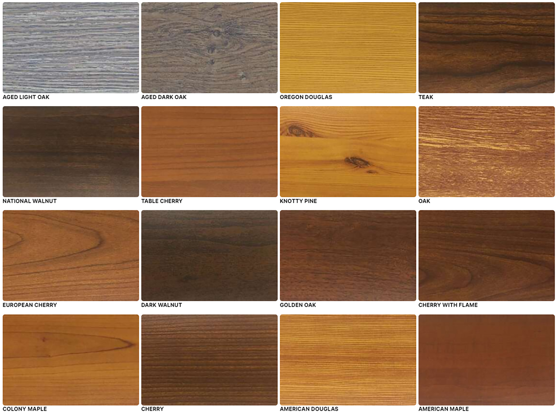 Alumicor wood grain colors