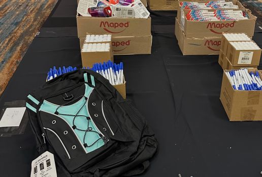 FGIA Members, World Vision Donate Backpacks