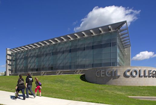 Cecil College's new E+M building