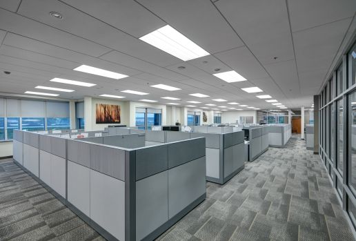 ROCKFON ceiling panels' high NRC