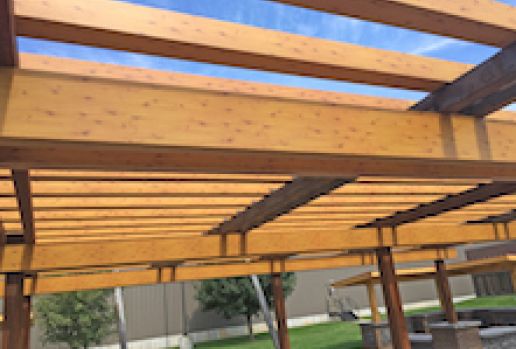 Pergolas - wood look without the maintenance
