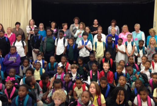 AAMA fills 500 backpacks for children