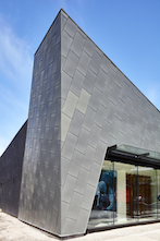 Arc’teryx's Vancouver store features RHEINZINK zinc panels - photo by Martin Knowles