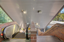 MARTA Inman Park/Reynoldstown station - photo by Abstract Photography, courtesy of Rockfon