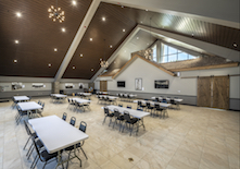 Annie Oakley Society Event Center, photo by David Cobb Photography, courtesy of Rockfon